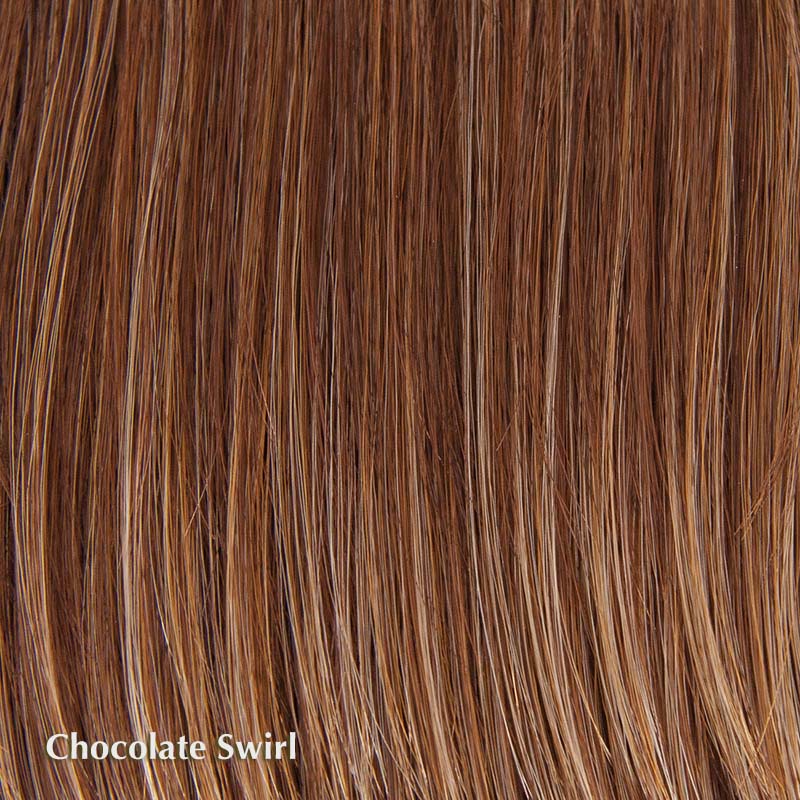 Blaze Wig by TressAllure | Synthetic Lace Front Wig (Mono Top) TressAllure Synthetic Chocolate Swirl / Front: 10" | Side: 15.25" | Crown: 15.25" | Nape: 15" / Average