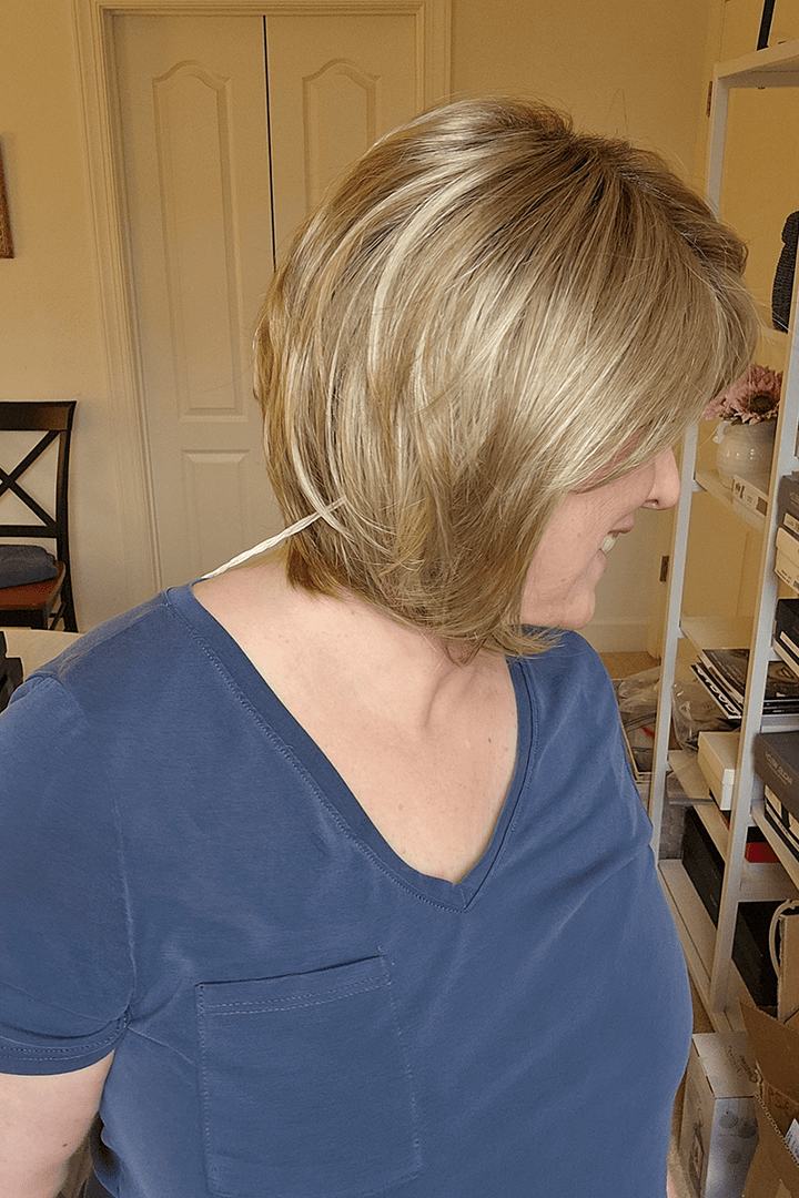 CLEARANCE Cameron Wig in Creamy Toffee Rooted by Rene of Paris | Synth