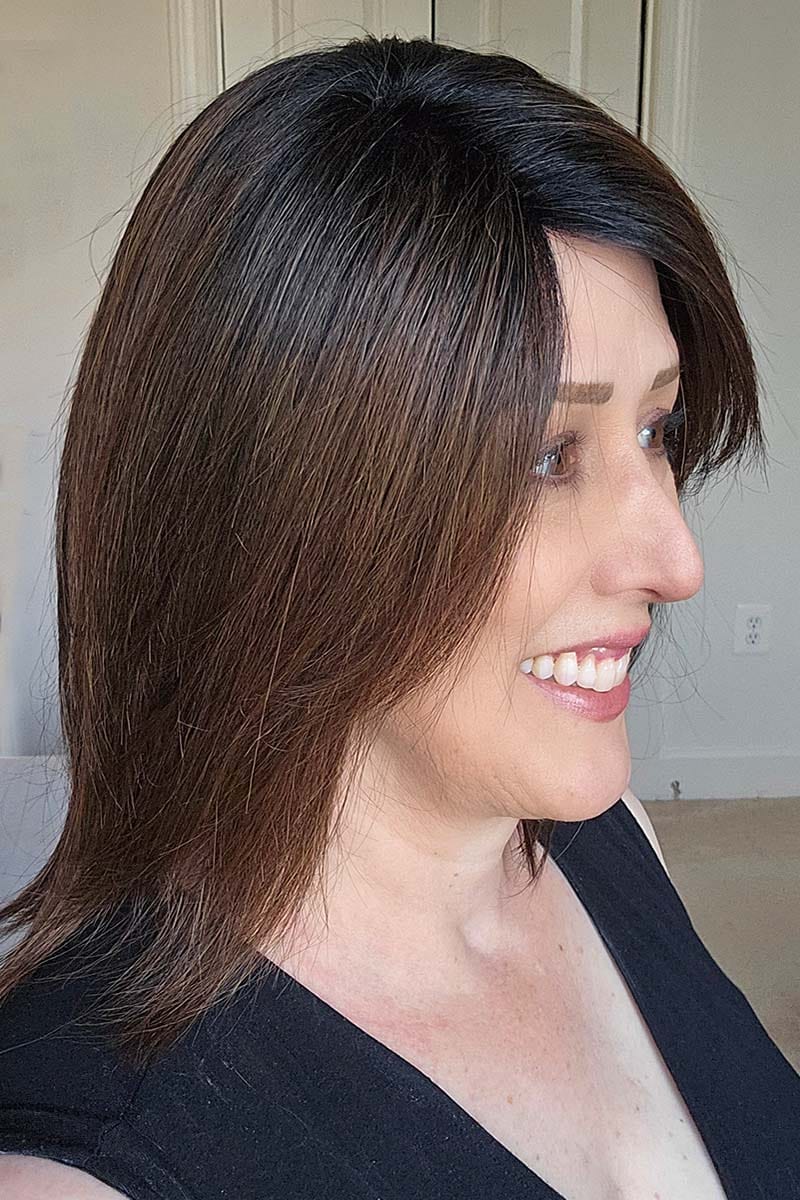 CLEARANCE: Cold Brew Chic Wig in Chocolate with Caramel by Belle Tress