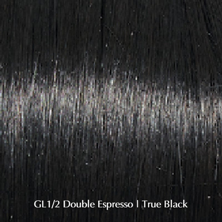 Curl Up by Gabor | Synthetic Lace Front Wig Gabor Synthetic GL1-2 Double Espresso / Front: 7.5" | Crown: 9.5" | Sides: 9.5" | Back 9.5” | Nape: 8.5" / Average