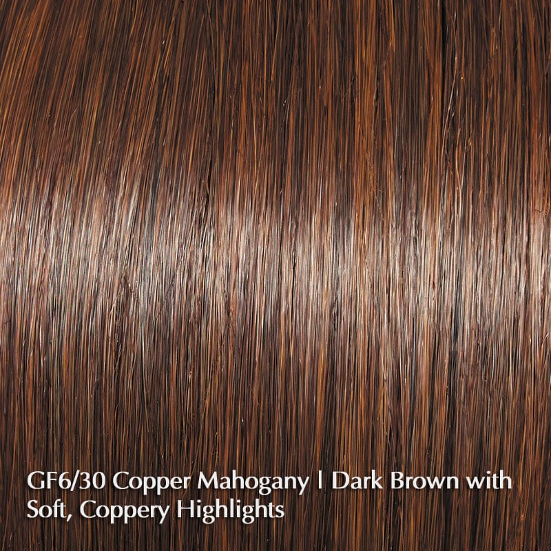 Dress Me Up by Gabor | Heat Friendly Synthetic | Lace Front Wig (Mono Part) Cloud 9 Wigs GF6-30 Copper Mahogany / Front: 12