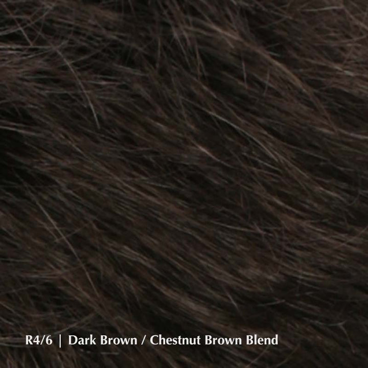 Ellis Wig by Estetica | Synthetic Lace Front Wig (Mono Part) Estetica Synthetic R4/6 / Bang: 6.5" | Side: 6.5” | Crown: 10” | Nape: 3.5” / Average
