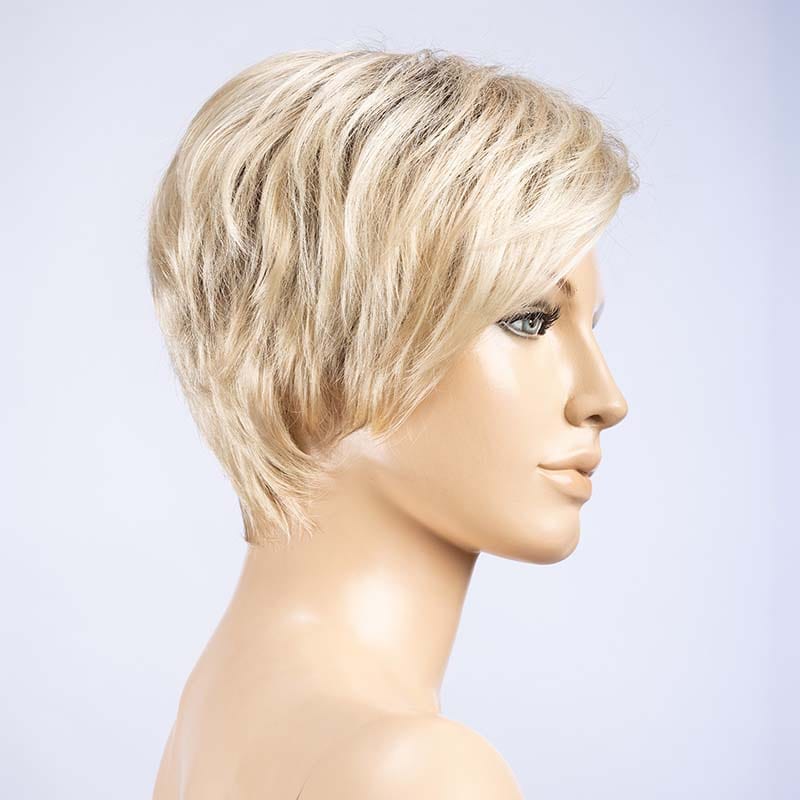 First Wig by Ellen Wille | Synthetic Lace Front Wig (Hand-Tied) Ellen Wille Synthetic Light Champagne Rooted / Front: 4.75" | Crown: 4" | Sides: 2" | Nape: 2” / Petite