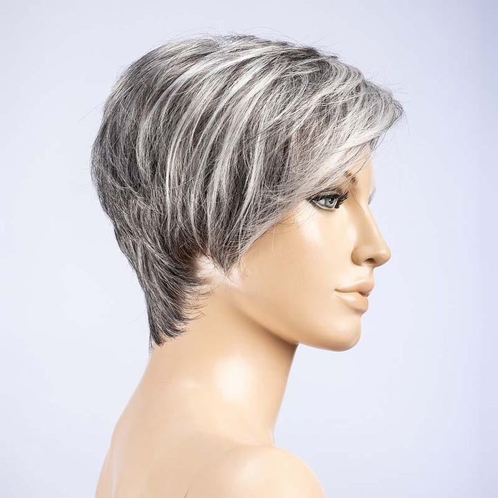 First Wig by Ellen Wille | Synthetic Lace Front Wig (Hand-Tied) Ellen Wille Synthetic Salt/Pepper Mix / Front: 4.75" | Crown: 4" | Sides: 2" | Nape: 2” / Petite