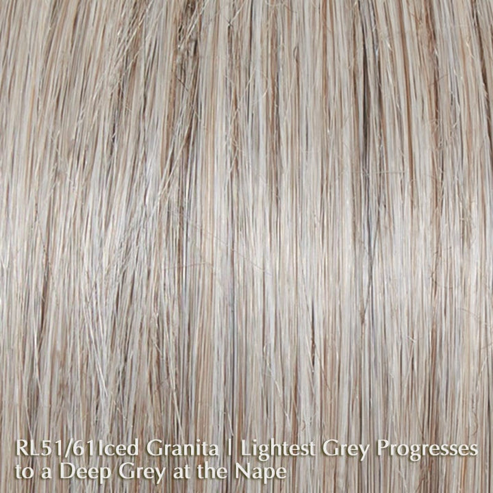 Flying Solo by Raquel Welch | Synthetic Lace Front Wig (Hand-Tied) Raquel Welch Heat Friendly Synthetic RL51/61 Iced Granita / Front: 6.5" | Crown: 11.5" | Back: 10" | Sides: 8" | Nape: 5" / Petite / Average