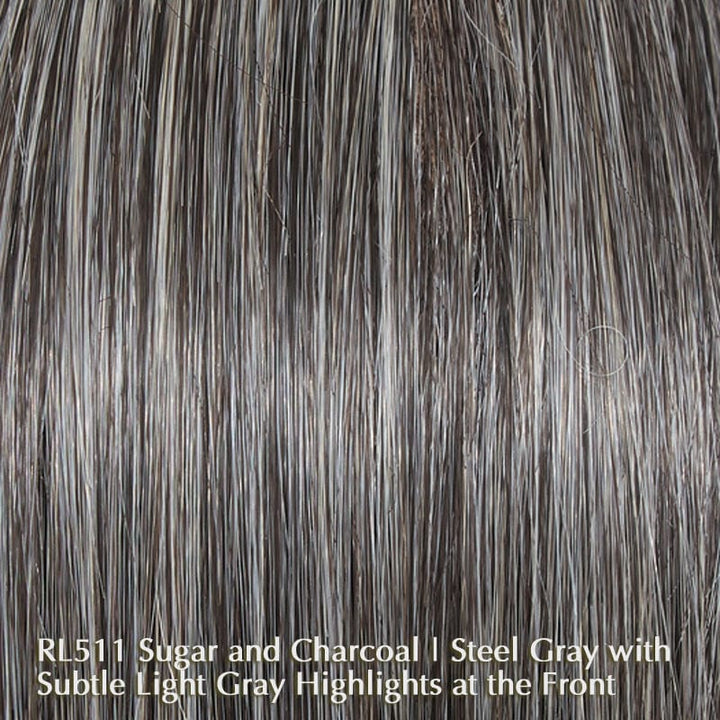 Flying Solo by Raquel Welch | Synthetic Lace Front Wig (Hand-Tied) Raquel Welch Heat Friendly Synthetic RL511 Sugar Charcoal / Front: 6.5" | Crown: 11.5" | Back: 10" | Sides: 8" | Nape: 5" / Petite / Average