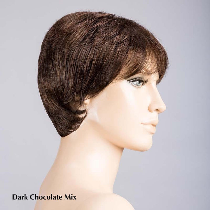 Ginger Mono Large by Ellen Wille | Synthetic Lace Front Wig (Mono Top) Ellen Wille Synthetic Dark Chocolate Mix / Front: 3" | Crown: 2.5" | Sides: 2.5" | Nape: 2.5" / Large