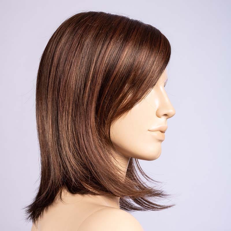 Icone Wig by Ellen Wille | Synthetic Lace Front Wig (Hand-Tied) Ellen Wille Synthetic Hot Chocolate Mix / Front: 4" | Crown: 9.5" | Sides: 9" | Nape: 5" / Petite