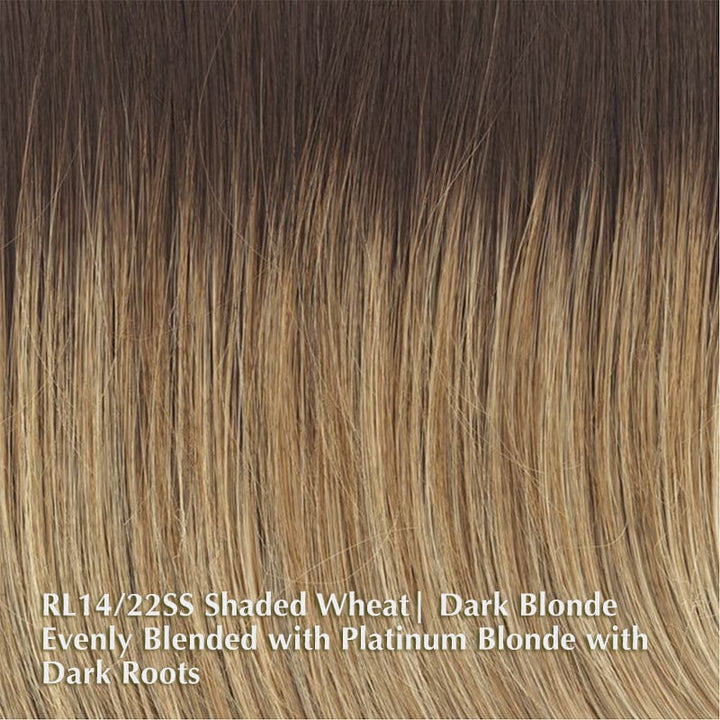 It Curl Wig by Raquel Welch | Heat Friendly Synthetic | Lace Front Wig (Basic) Raquel Welch Heat Friendly Synthetic RL14/22SS Shaded Wheat / Front: 7.5" | Side: 9.5" | Back: 9.5" | Crown: 9.5" | Nape: 8.5" / Average