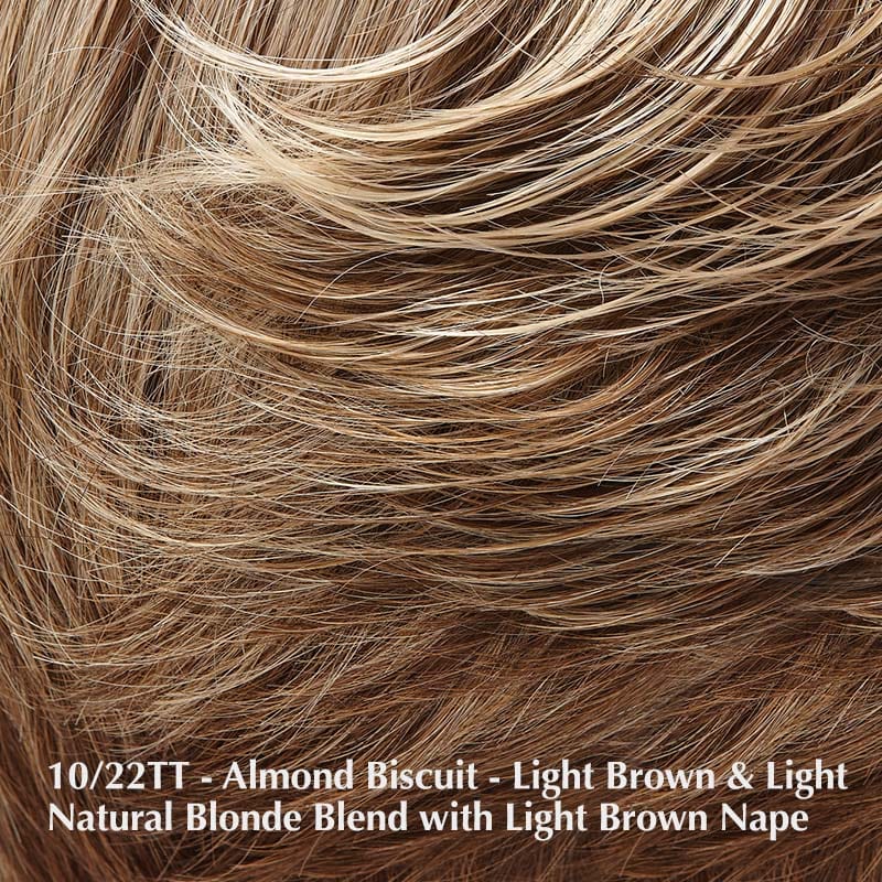 10/22TT Almond Biscuit | Light Brown & Light Natural Blonde Blend with Light Brown Nape