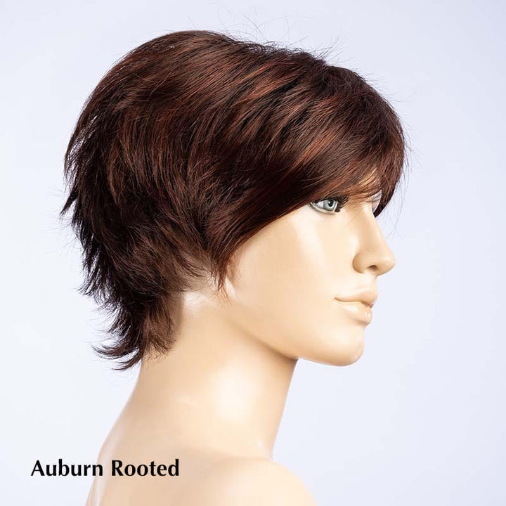 Joy Wig by Ellen Wille | Synthetic Lace Front Wig (Hand-Tied) Ellen Wille Synthetic Auburn Rooted / Front: 3.5" | Crown: 4.5" | Sides: 2.75" | Nape: 2.5" / Petite / Average