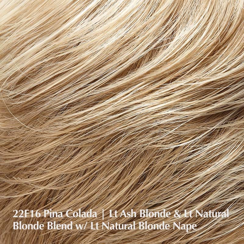 Julianne Lite by Jon Renau | Synthetic Lace Front Wig (Hand-Tied) Jon Renau Synthetic 22F16 Pina Colada / Front: 10" | Crown: 12" | Side: 9" | Back: 12" | Nape: 6" / Average