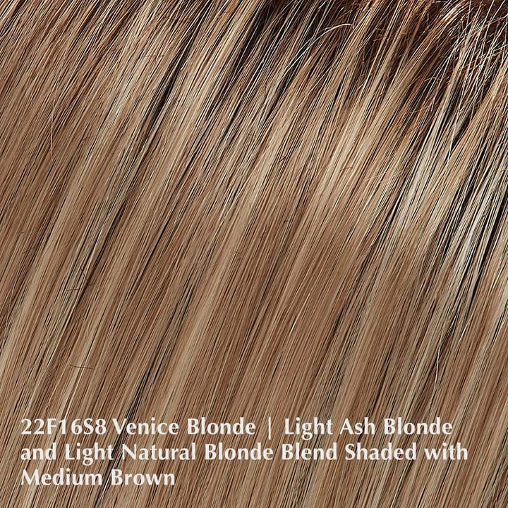 Julianne Lite by Jon Renau | Synthetic Lace Front Wig (Hand-Tied) Jon Renau Synthetic 22F16S8 Venice Blonde / Front: 10" | Crown: 12" | Side: 9" | Back: 12" | Nape: 6" / Average