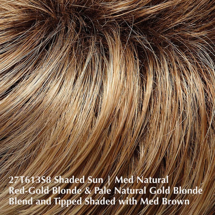 Julianne Lite by Jon Renau | Synthetic Lace Front Wig (Hand-Tied) Jon Renau Synthetic 27T613S8 Shaded Sun / Front: 10" | Crown: 12" | Side: 9" | Back: 12" | Nape: 6" / Average