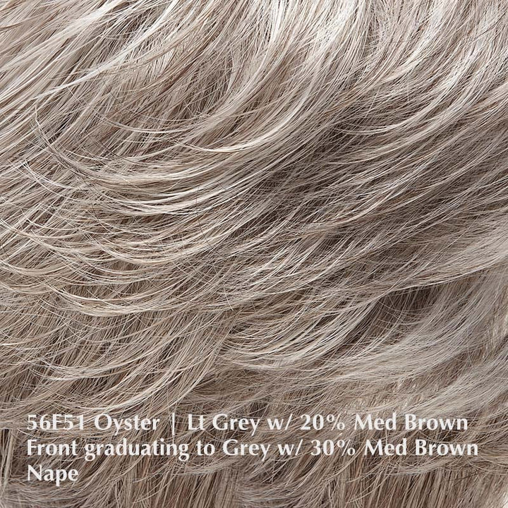 Julianne Lite by Jon Renau | Synthetic Lace Front Wig (Hand-Tied) Jon Renau Synthetic 56F51 Oyster / Front: 10" | Crown: 12" | Side: 9" | Back: 12" | Nape: 6" / Average