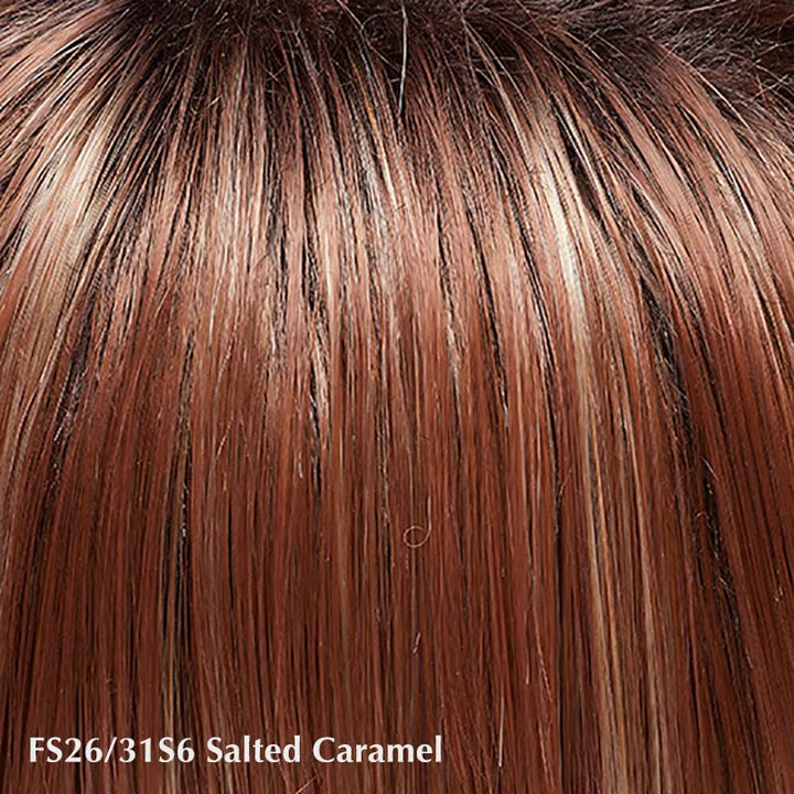 Julianne Lite by Jon Renau | Synthetic Lace Front Wig (Hand-Tied) Jon Renau Synthetic FS26/31S6 Salted Caramel / Front: 10" | Crown: 12" | Side: 9" | Back: 12" | Nape: 6" / Average