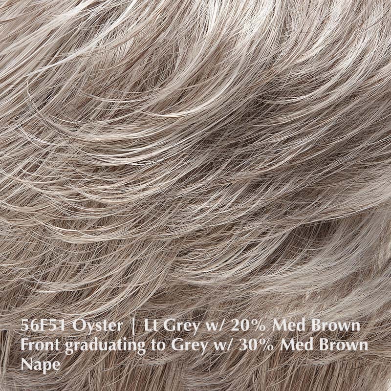 Kelly Wig by Jon Renau | Synthetic Lace Front Wig (Mono Top) Jon Renau Synthetic 56F51 Oyster / Front: 9.5" | Side: 9.25 | Crown: 10.25 | Nape: 5.5 / Average