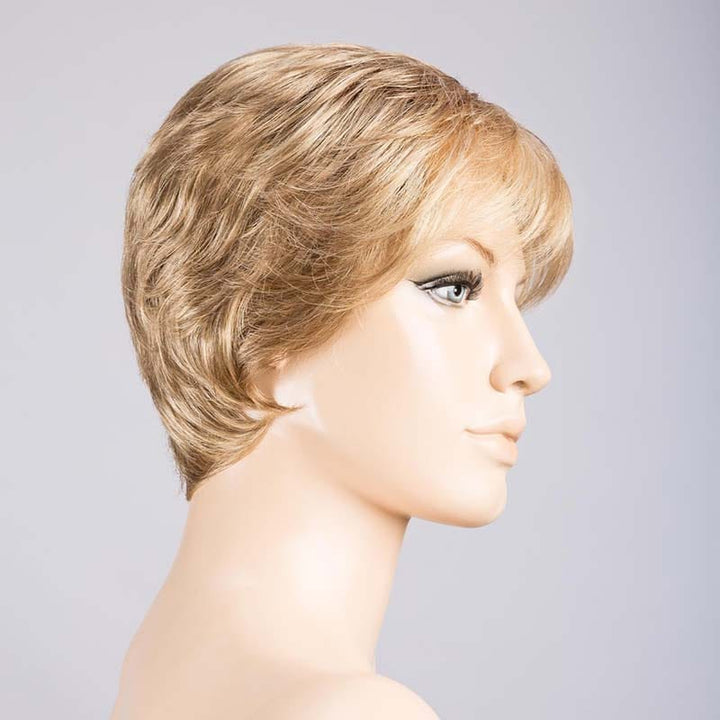 Light Mono Wig by Ellen Wille | Synthetic Wig (Mono Top) Ellen Wille Synthetic Caramel Mix / Front: 3" | Crown: 3.5" | Side: 2.5" | Nape: 2" / Petite