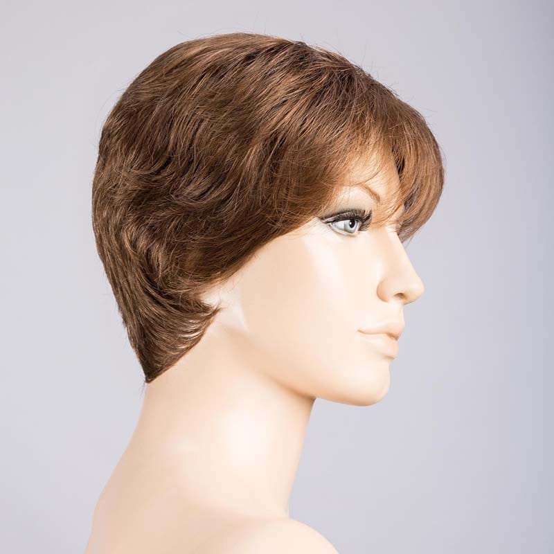 Light Mono Wig by Ellen Wille | Synthetic Wig (Mono Top) Ellen Wille Synthetic Chocolate Mix / Front: 3" | Crown: 3.5" | Side: 2.5" | Nape: 2" / Petite