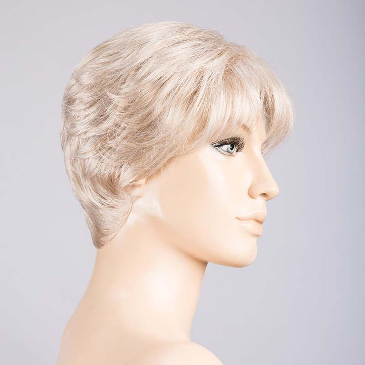 Light Mono Wig by Ellen Wille | Synthetic Wig (Mono Top) Ellen Wille Synthetic Pearl Mix / Front: 3" | Crown: 3.5" | Side: 2.5" | Nape: 2" / Petite