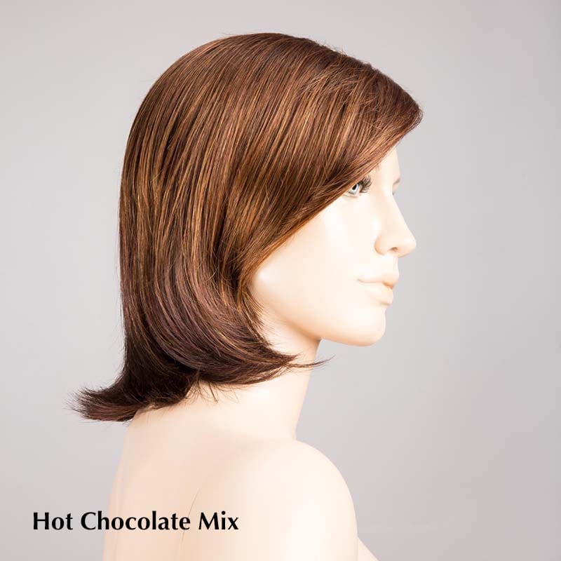 Limit II Wig by Ellen Wille | Synthetic Wig (Mono Part) Ellen Wille Synthetic Hot Chocolate Mix / Front: 6" |  Crown: 6" |  Sides: 4" |  Nape: 4.5" / Petite