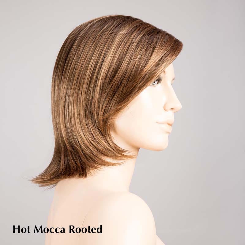 Limit II Wig by Ellen Wille | Synthetic Wig (Mono Part) Ellen Wille Synthetic Hot Mocca Rooted / Front: 6" |  Crown: 6" |  Sides: 4" |  Nape: 4.5" / Petite