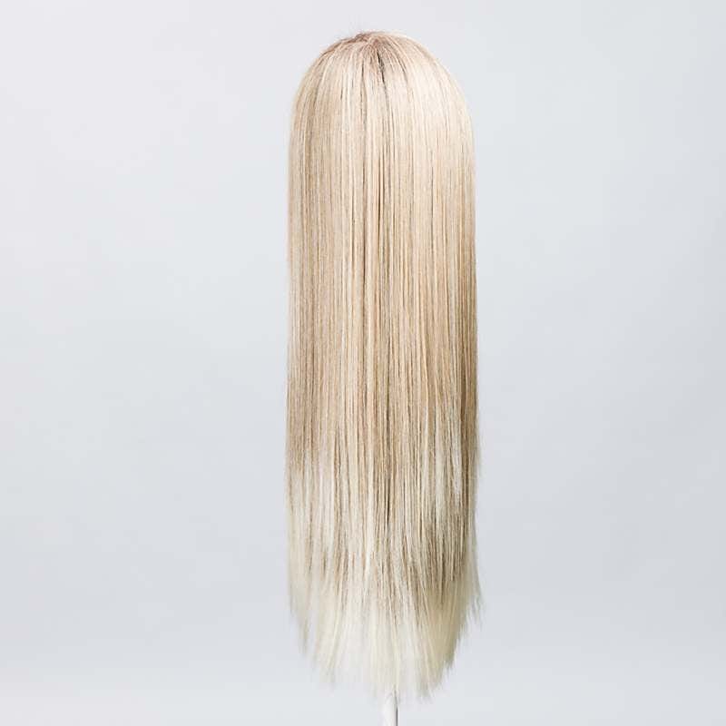 Look Wig by Ellen Wille | Synthetic Lace Front Wig (Mono Crown) Ellen Wille Heat Friendly Synthetic Sandy Blonde Rooted 16.22.25 / Front: 7.5" | Crown: 21" | Sides: 20" | Nape: 19.25" / Petite / Average