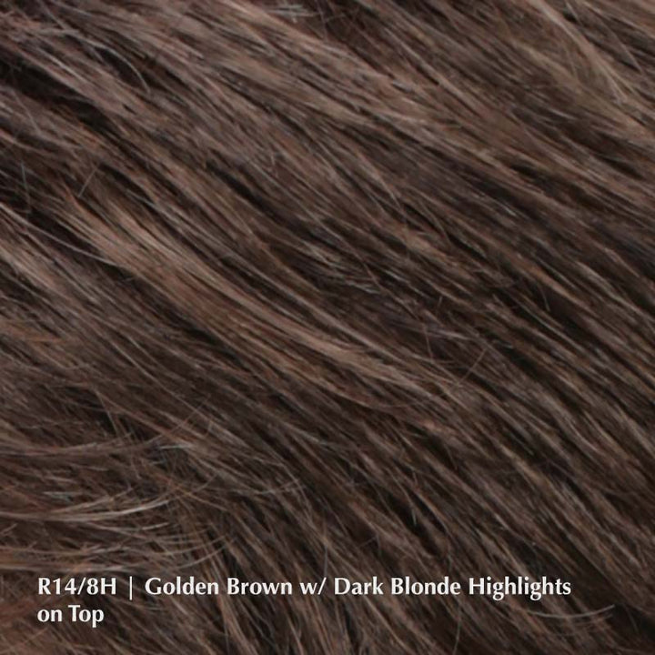 Meg Wig by Estetica | Synthetic Lace Front Wig (Basic Cap) Estetica Synthetic R14/8H / Bang: 6" | Crown: 6.25" | Sides: 3.75" | Nape: 1.75" / Average