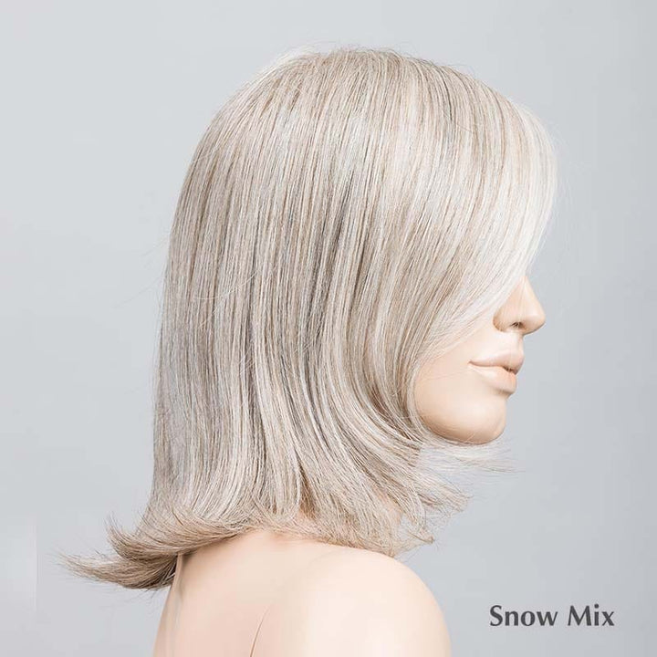 Melody Wig by Ellen Wille | Heat Friendly Synthetic | Lace Front Wig (Mono Top) Ellen Wille Heat Friendly Synthetic Snow Mix 60.56.58 / Front: 8" | Crown: 12.75" | Sides: 9.75" | Nape: 7.25" / Petite / Average