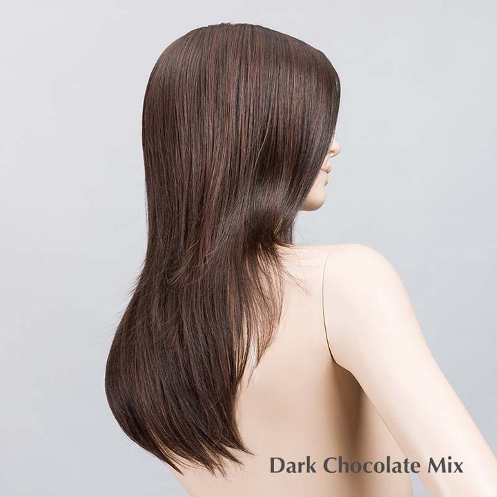 Music Wig by Ellen Wille | Heat Friendly Synthetic | Lace Front Wig (Mono Part) Ellen Wille Heat Friendly Synthetic Dark Chocolate Mix 4.33 / Front: 10" | Crown: 14" | Sides: 14" | Nape: 14" / Petite / Average