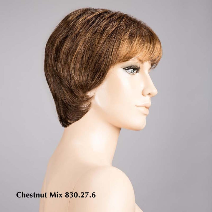 Napoli Wig by Ellen Wille | Synthetic Lace Front Wig (Mono Top) Ellen Wille Synthetic Chestnut Mix 830.27.6 / Front: 2.5" | Crown: 4" | Sides: 2.5" | Nape: 2.75" / Petite / Average