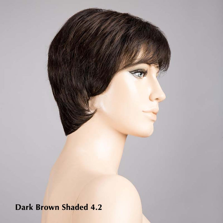 Napoli Wig by Ellen Wille | Synthetic Lace Front Wig (Mono Top) Ellen Wille Synthetic Dark Brown Shaded 4.2 / Front: 2.5" | Crown: 4" | Sides: 2.5" | Nape: 2.75" / Petite / Average
