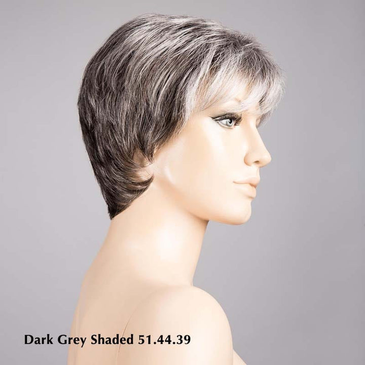 Napoli Wig by Ellen Wille | Synthetic Lace Front Wig (Mono Top) Ellen Wille Synthetic Dark Grey Shaded 51.44.39 / Front: 2.5" | Crown: 4" | Sides: 2.5" | Nape: 2.75" / Petite / Average