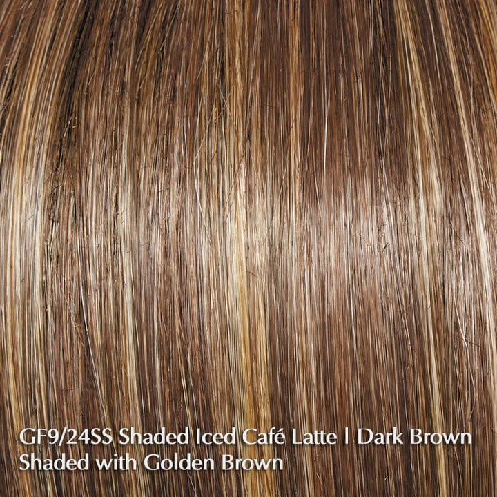 Out The Door by Gabor | Synthetic Lace Front Wig (Basic) Gabor Heat Friendly Synthetic GF9-24SS Iced Cafe Latte