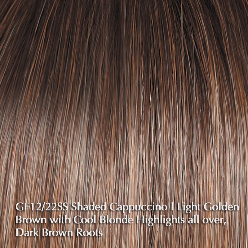 Own The Room by Gabor | Heat Friendly Synthetic| Lace Front Wig (Mono Part) Gabor Heat Friendly Synthetic GF12-22SS Cappuccino