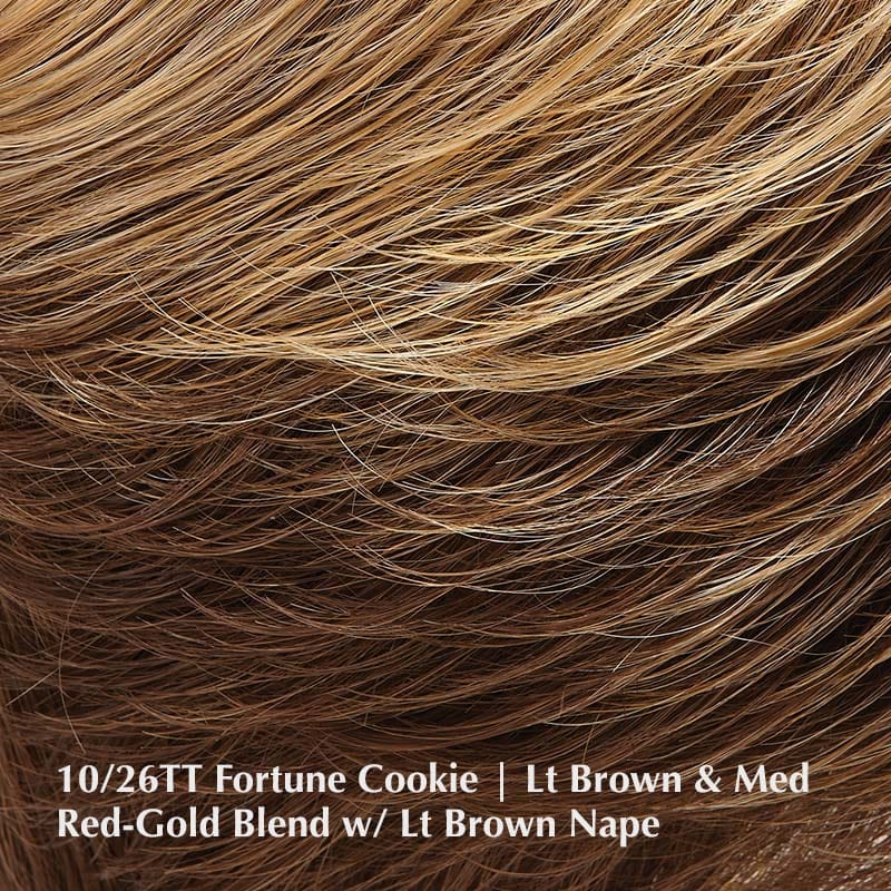 Peaches Wig by Jon Renau | Synthetic Wig (Basic Cap) Jon Renau Synthetic 10/26TT Fortune Cookie / Front: 3.5" | Crown: 3.75" | Sides: 3.5" | Nape: 3.5" / Average