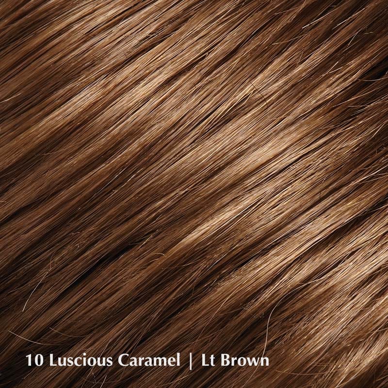 Peaches Wig by Jon Renau | Synthetic Wig (Basic Cap) Jon Renau Synthetic 10 Luscious Caramel / Front: 3.5" | Crown: 3.75" | Sides: 3.5" | Nape: 3.5" / Average