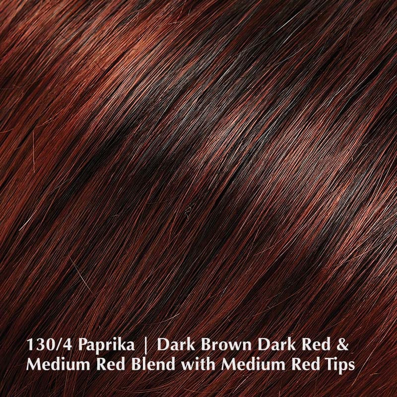 Peaches Wig by Jon Renau | Synthetic Wig (Basic Cap) Jon Renau Synthetic 130/4 Paprika / Front: 3.5" | Crown: 3.75" | Sides: 3.5" | Nape: 3.5" / Average