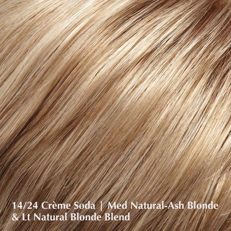 Peaches Wig by Jon Renau | Synthetic Wig (Basic Cap) Jon Renau Synthetic 14/24 Creme Soda / Front: 3.5" | Crown: 3.75" | Sides: 3.5" | Nape: 3.5" / Average