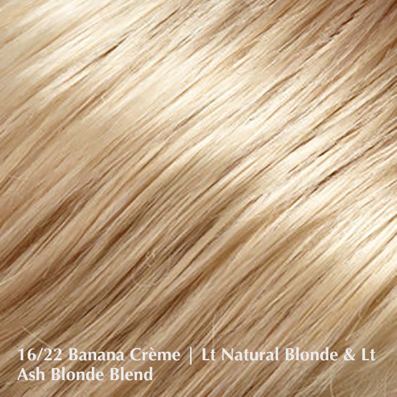 Peaches Wig by Jon Renau | Synthetic Wig (Basic Cap) Jon Renau Synthetic 16/22 Banana Creme / Front: 3.5" | Crown: 3.75" | Sides: 3.5" | Nape: 3.5" / Average