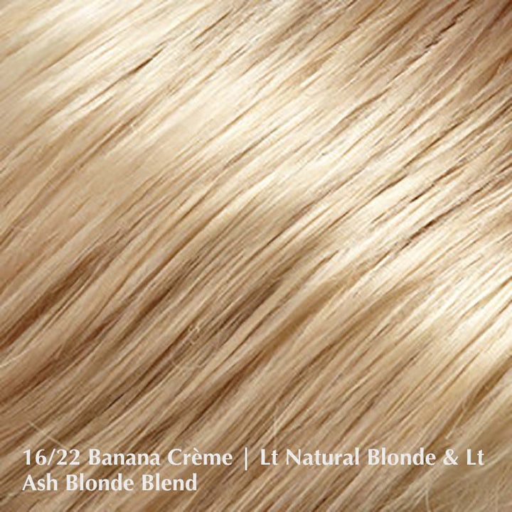 Peaches Wig by Jon Renau | Synthetic Wig (Basic Cap) Jon Renau Synthetic 16/22 Banana Creme / Front: 3.5" | Crown: 3.75" | Sides: 3.5" | Nape: 3.5" / Average