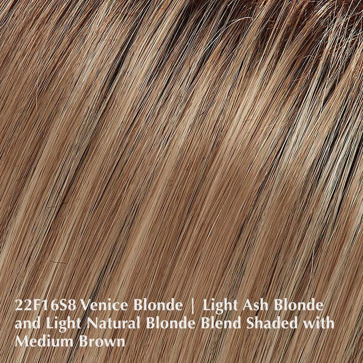 Peaches Wig by Jon Renau | Synthetic Wig (Basic Cap) Jon Renau Synthetic 22F16S8 Venice Blonde / Front: 3.5" | Crown: 3.75" | Sides: 3.5" | Nape: 3.5" / Average