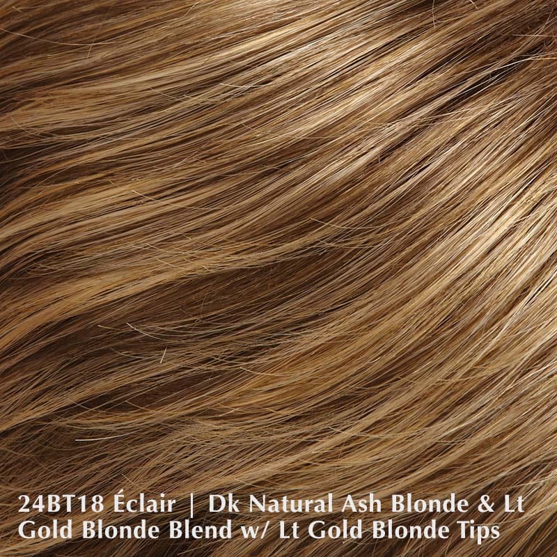 Peaches Wig by Jon Renau | Synthetic Wig (Basic Cap) Jon Renau Synthetic 24B/18T Eclair / Front: 3.5" | Crown: 3.75" | Sides: 3.5" | Nape: 3.5" / Average