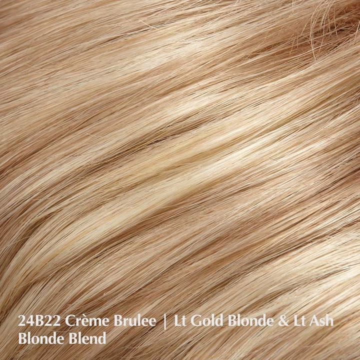 Peaches Wig by Jon Renau | Synthetic Wig (Basic Cap) Jon Renau Synthetic 24B22 Creme Brulee / Front: 3.5" | Crown: 3.75" | Sides: 3.5" | Nape: 3.5" / Average