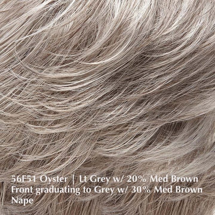 Peaches Wig by Jon Renau | Synthetic Wig (Basic Cap) Jon Renau Synthetic 56F51 Oyster / Front: 3.5" | Crown: 3.75" | Sides: 3.5" | Nape: 3.5" / Average
