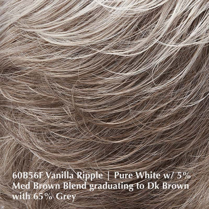 Peaches Wig by Jon Renau | Synthetic Wig (Basic Cap) Jon Renau Synthetic 60B56F Vanilla Ripple / Front: 3.5" | Crown: 3.75" | Sides: 3.5" | Nape: 3.5" / Average