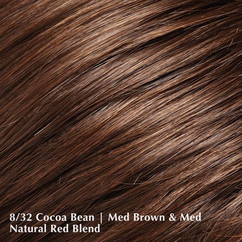 Peaches Wig by Jon Renau | Synthetic Wig (Basic Cap) Jon Renau Synthetic 8/32 Cocoa Bean / Front: 3.5" | Crown: 3.75" | Sides: 3.5" | Nape: 3.5" / Average