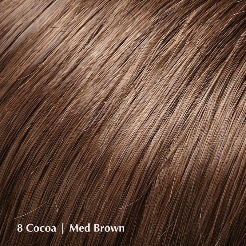 Peaches Wig by Jon Renau | Synthetic Wig (Basic Cap) Jon Renau Synthetic 8 Cocoa / Front: 3.5" | Crown: 3.75" | Sides: 3.5" | Nape: 3.5" / Average