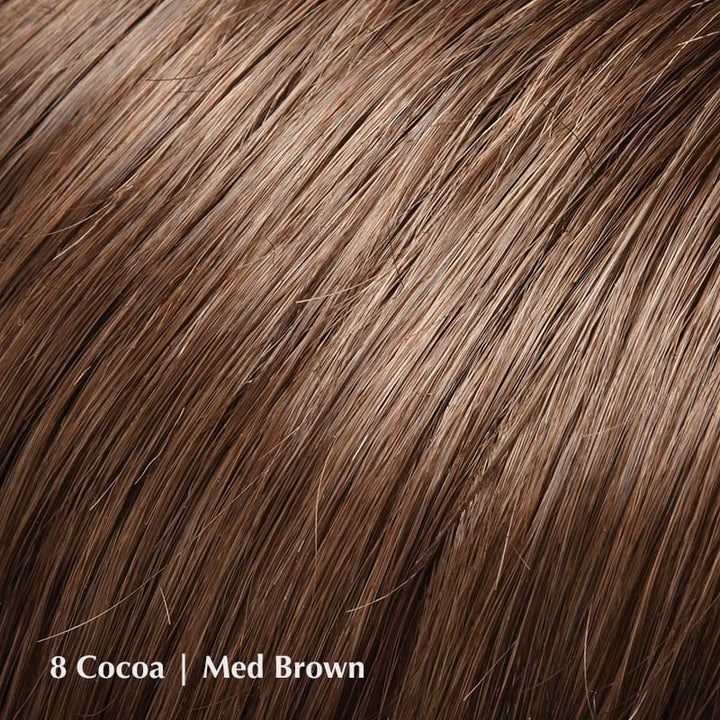 Peaches Wig by Jon Renau | Synthetic Wig (Basic Cap) Jon Renau Synthetic 8 Cocoa / Front: 3.5" | Crown: 3.75" | Sides: 3.5" | Nape: 3.5" / Average