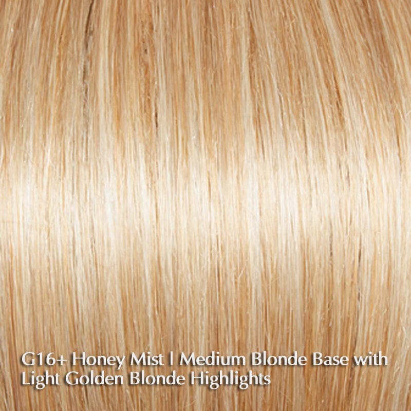 Perk Wig by Gabor | Synthetic Wig (Basic Cap) Gabor Synthetic G16+ Honey Mist / Front: 4.25" | Crown: 3.25" | Sides: 3" | Back: 3" | Nape: 1.5" / Average